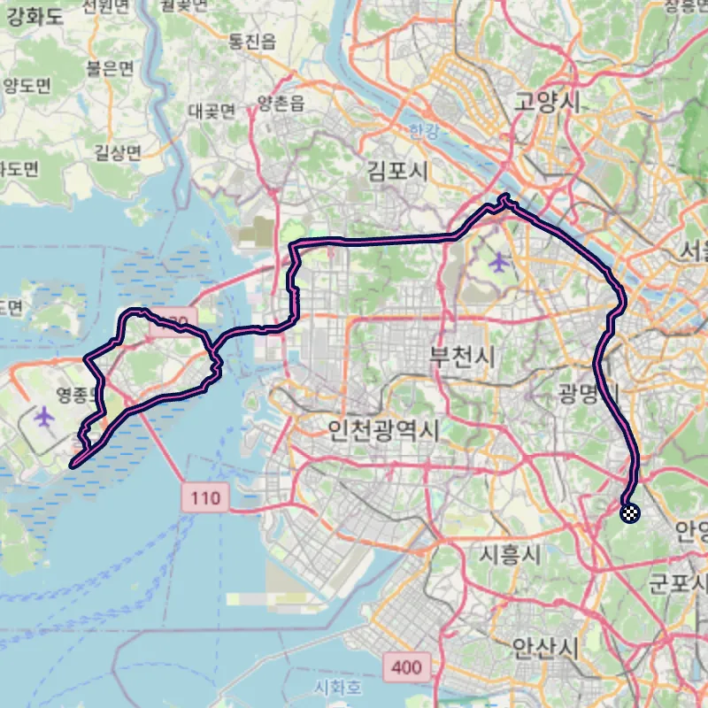 충훈2교 - 청라하늘대교 - 충훈 2교 - Ridingazua
